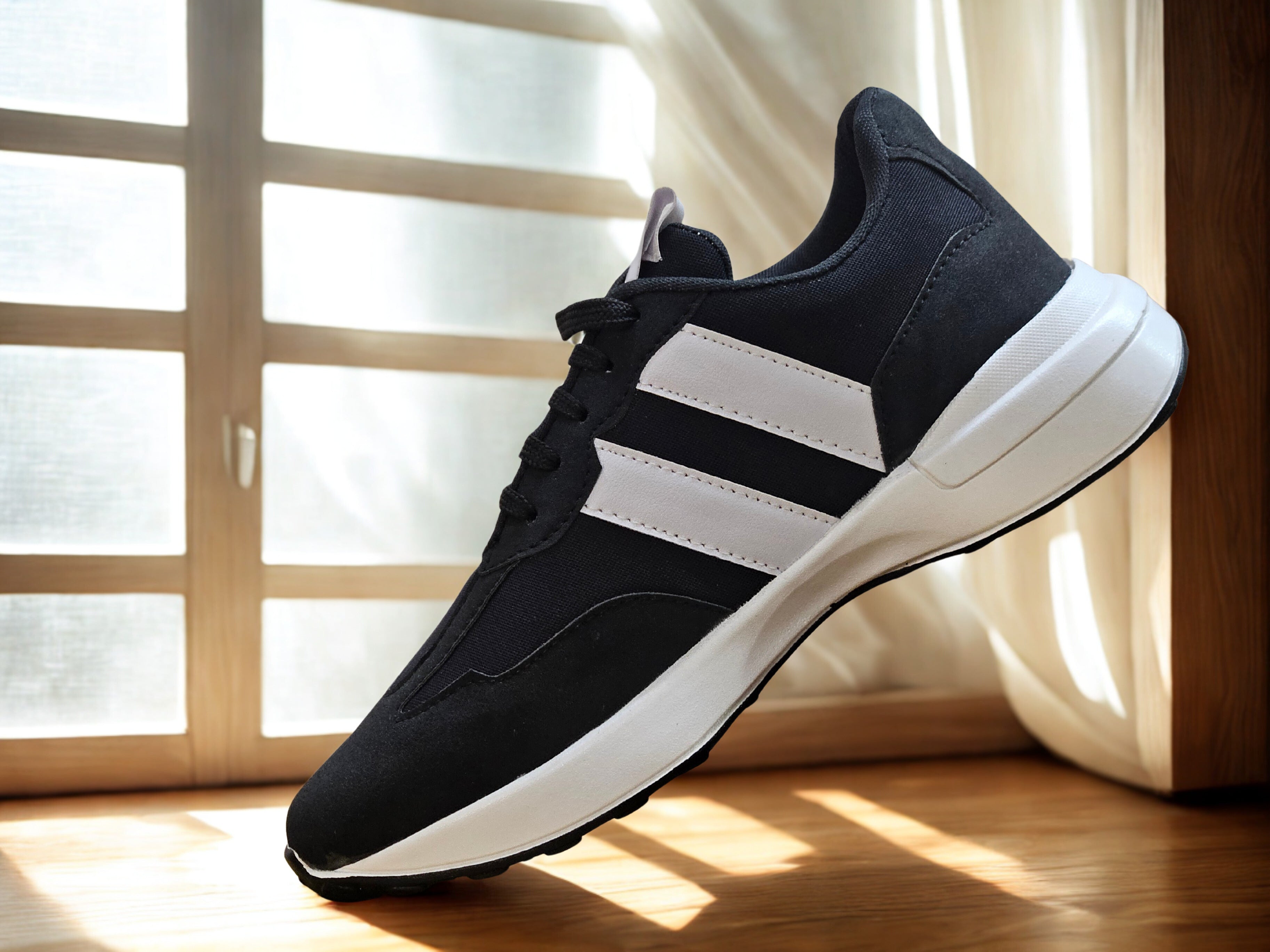 Pakshula Black-White SpeedRunner Sneakers