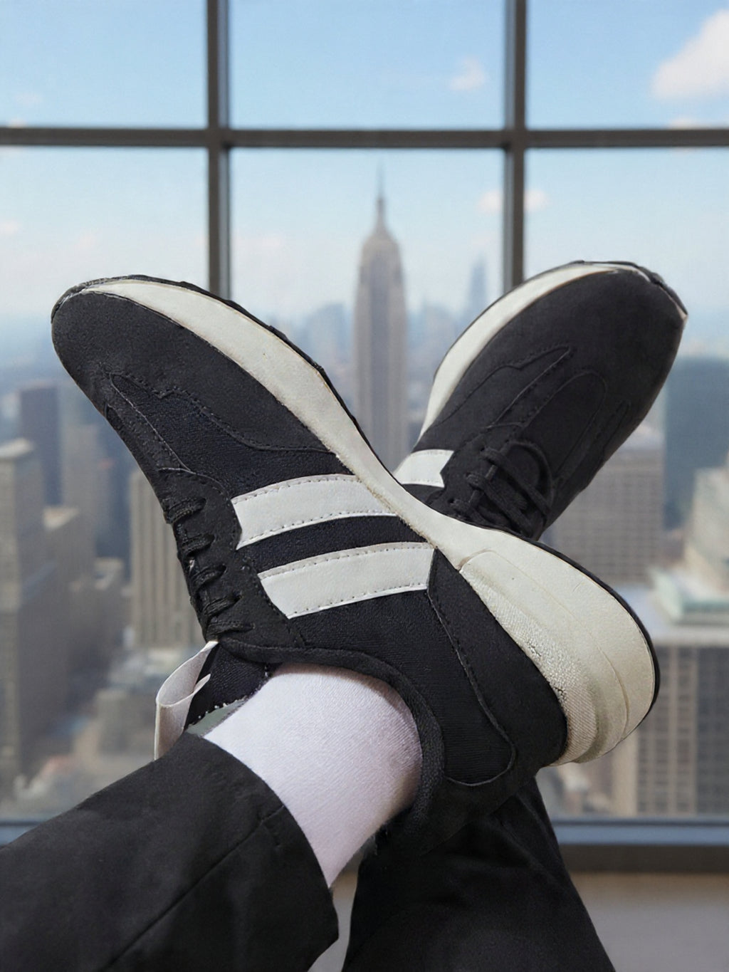 Pakshula Black-White SpeedRunner Sneakers