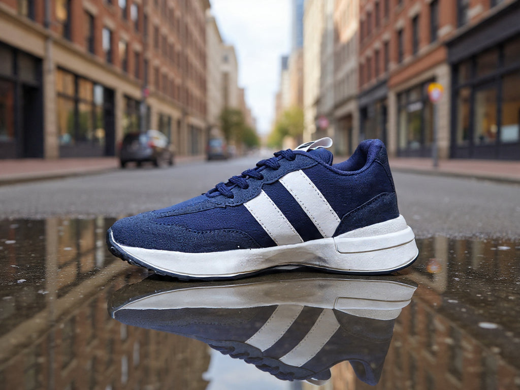 Pakshula Navy White SpeedFlex Sneakers