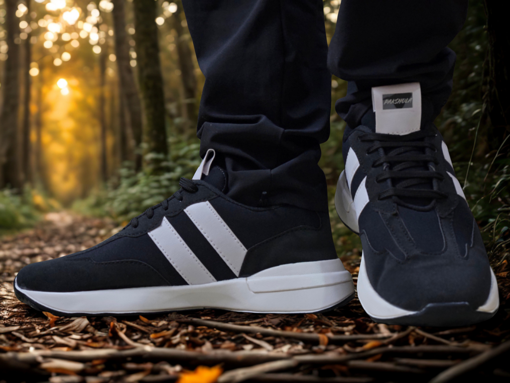 Pakshula Black-White SpeedRunner Sneakers