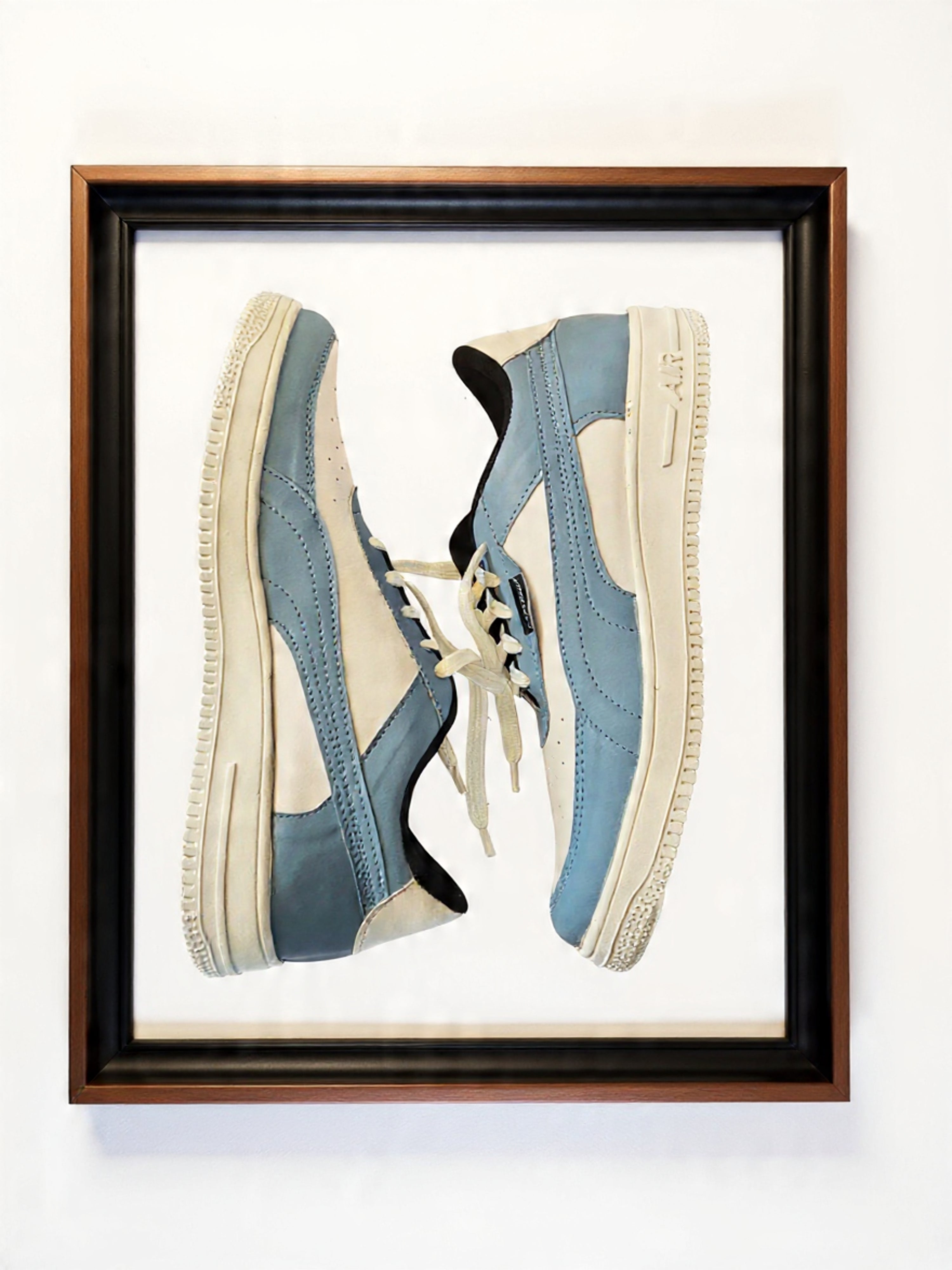 PAKSHULA Sky Blue–White Premium Sneakers