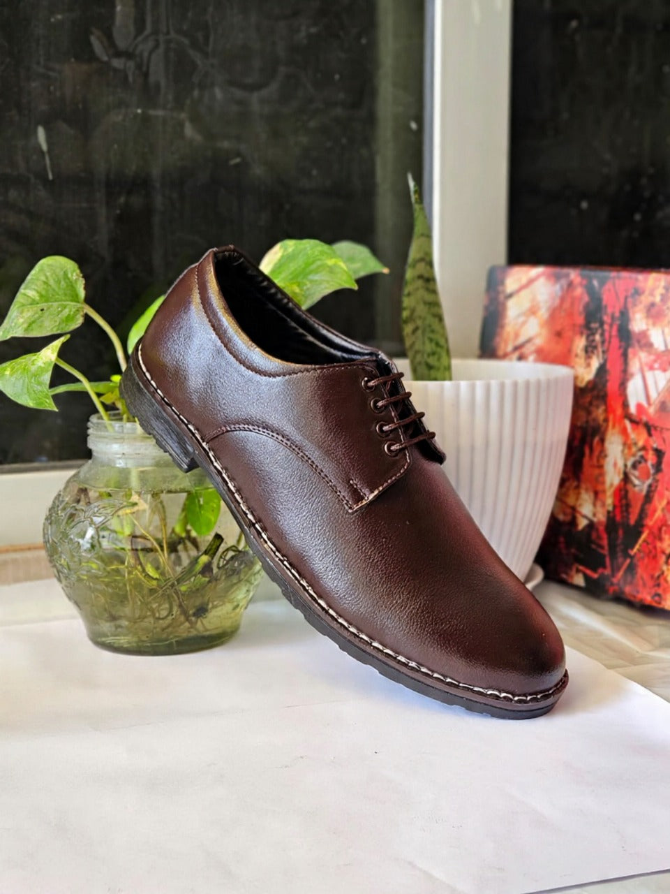 PAKSHULA'S CLASSIC BROWN SHOES