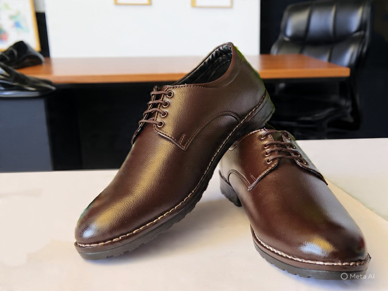 PAKSHULA'S CLASSIC BROWN SHOES